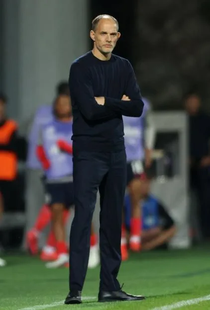 ITV cameras spot Thomas Tuchel’s unusual act just moments before full-time of England’s 7-0 win over Croatia