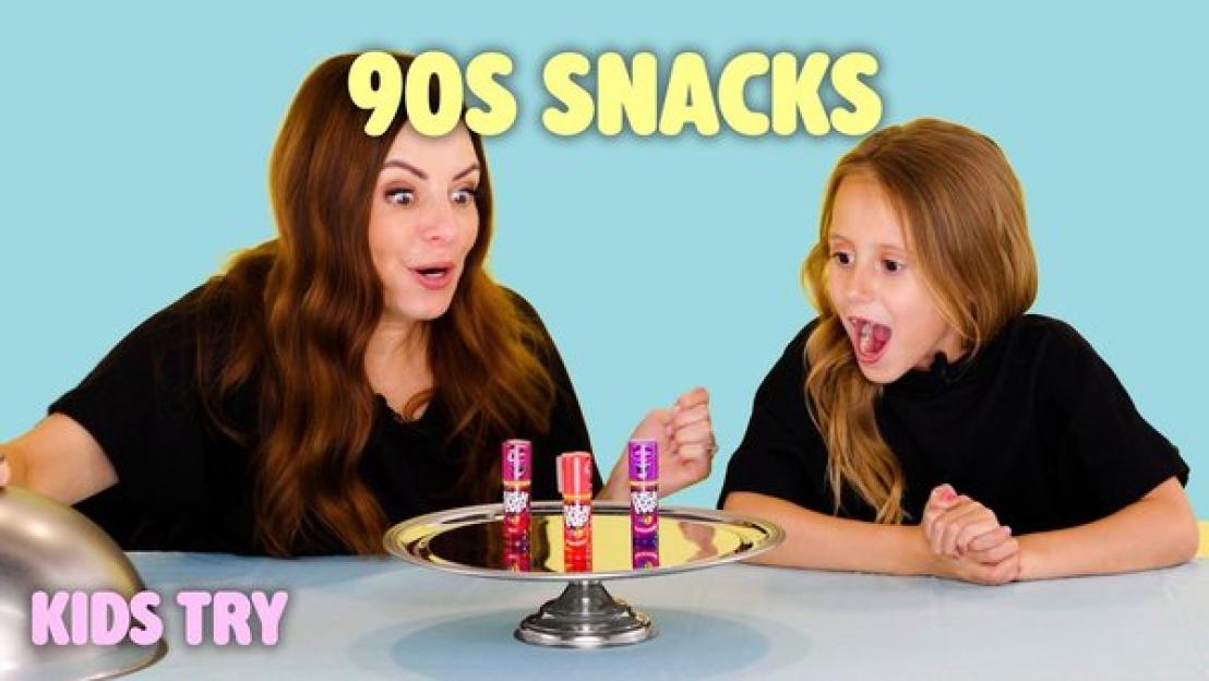 Kids Try Legendary 90s Snacks!
