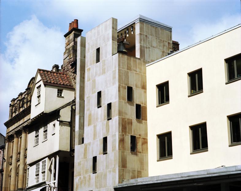 Scottish Storytelling Centre Bell Tower and John Knox House.