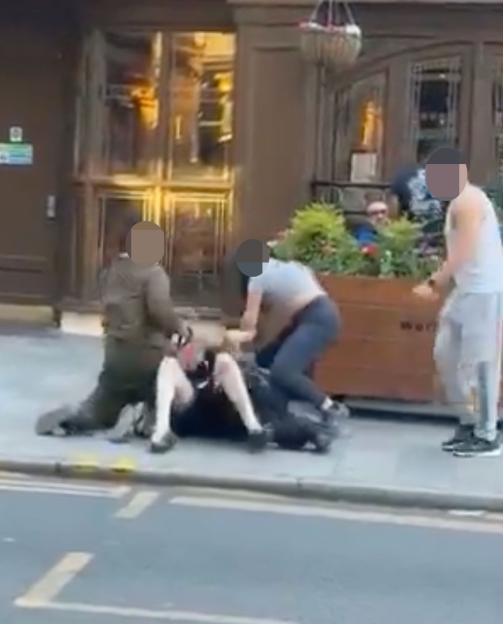 VIDEO: Heatwave sparks female fury as mass brawl breaks out in Wetherspoons beer garden