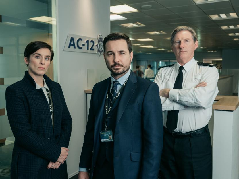 Kate, Steve, and Hastings from Line of Duty series 5.