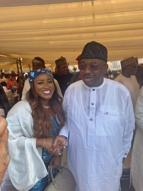 FCT APC Leaders, Including Aduda and Sarah Adidi, Celebrate at Party Chairman's Son's Wedding
