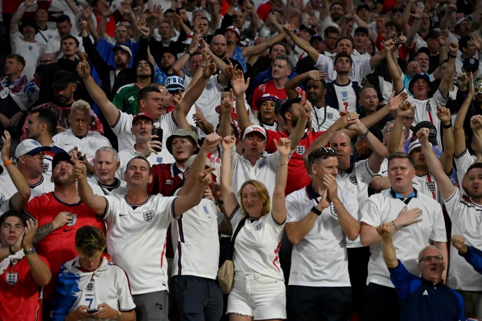 England Fans Celebrate Victory Over Mexico After FIFA World Cup Round Of 16 Match In Mexico City - 05 Jul 2026.