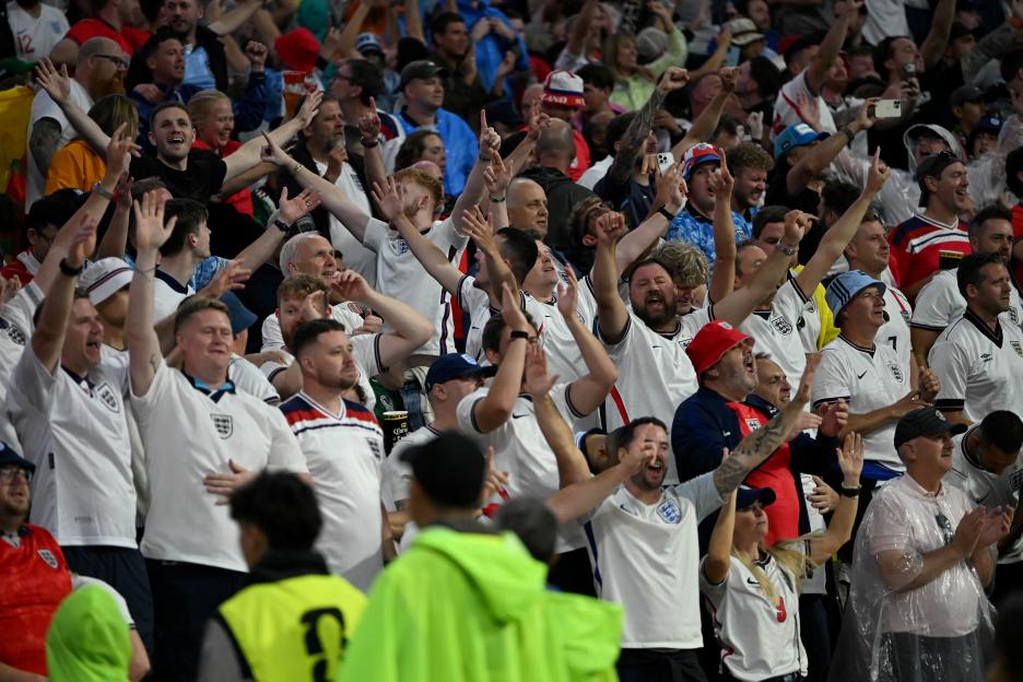 England Fans Celebrate Victory Over Mexico After FIFA World Cup Round Of 16 Match In Mexico City - 05 Jul 2026.
