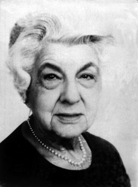 Black and white headshot of murder victim Mrs. Violet Elizabeth Keeble.
