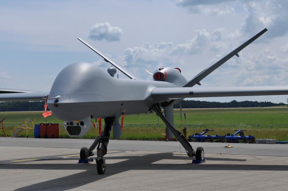 A Predator B drone from the U.S. Army.