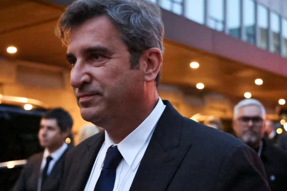 Manchester City chief executive Ferran Soriano after a European Football Clubs board meeting in Copenhagen