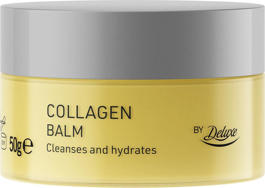Lidl Collagen Balm in a yellow jar with a silver lid.