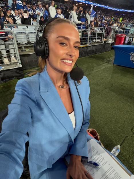 Cricket Legend's Stylish Daughter Scores Her Dream Broadcasting Job and Makes Sidelines Debut!