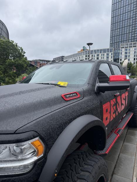 Eddie Hall Faces Early Setback: Strongman’s Monster Truck Gets Hit with a Parking Ticket Before Boxing Match with Tommy Fury!