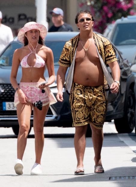 PREMIUM EXCLUSIVE: PREMIUM EXCLUSIVE - MUST CALL FOR PRICING BEFORE USAGE - Fresh From Saying ?I Do,? Newlyweds Venezuela Fury And Noah Price Continue Their Honeymoon In The Sun-soaked Streets Of Marbella, Spain. - 22 May 2026