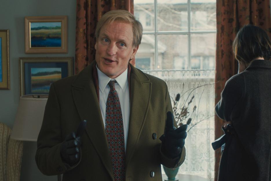 Woody Harrelson in a scene from "Ella McCay."