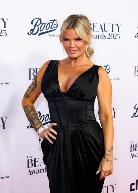Kerry Katona attends The Beauty Awards 2025.