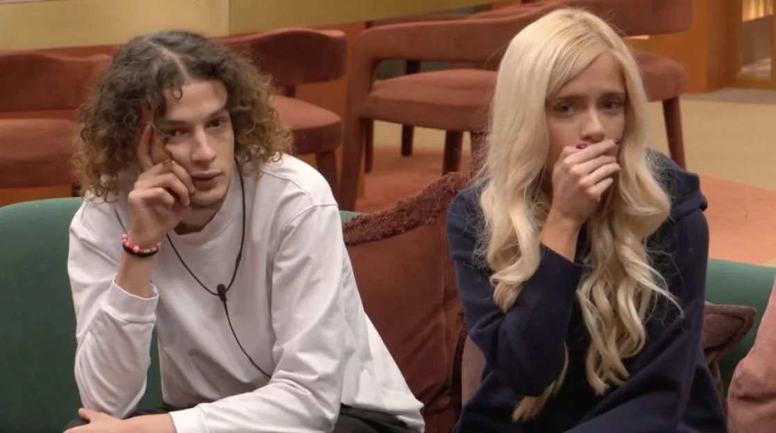 Rhianna and Omar react to a task on the TV show 'Big Brother'.