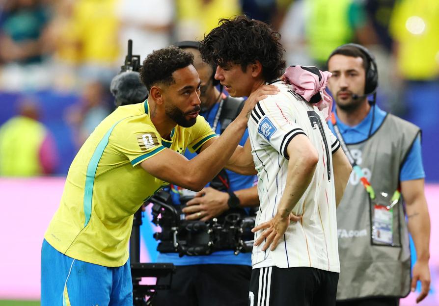 'Man Utd's Matheus Cunha Receives Praise for Heartwarming Gesture Following Brazil's World Cup Victory Against Japan'