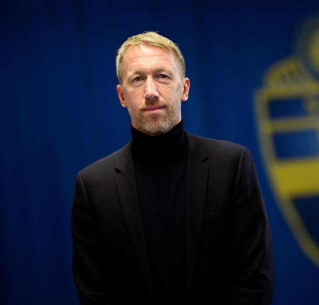 Sweden presents new coach Graham Potter