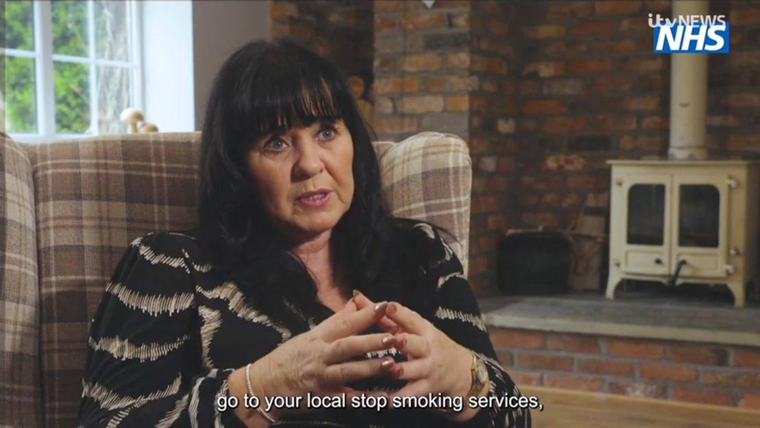 Coleen Nolan, a Loose Women presenter, discusses her journey to quit smoking.