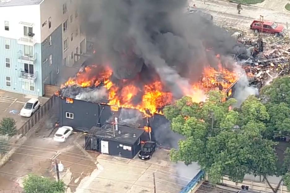 Apartment Fire Dallas