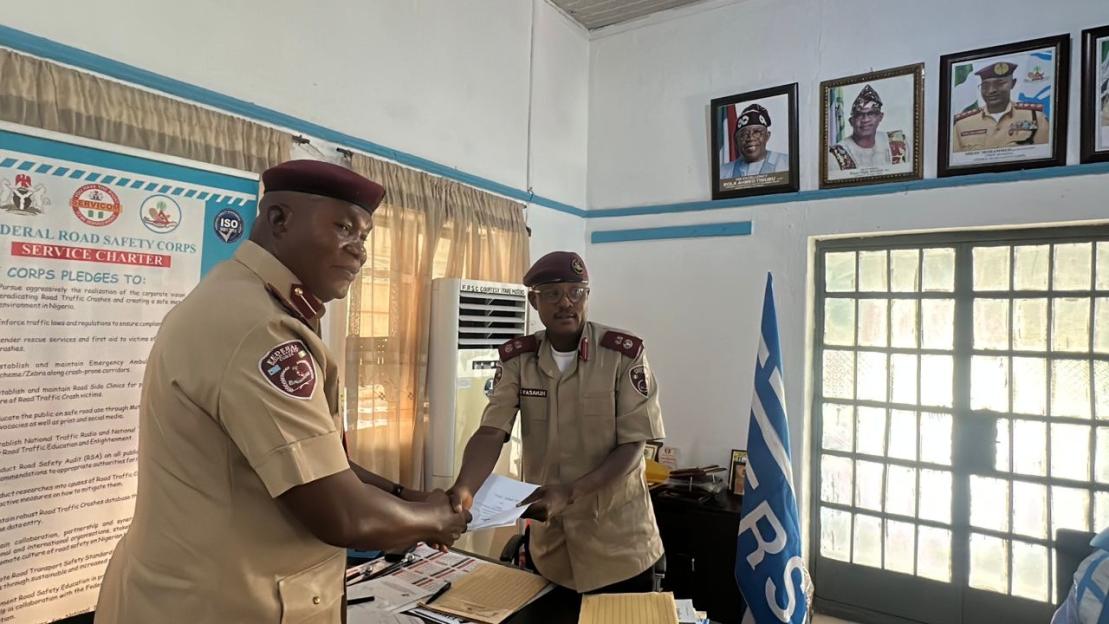 Ogunjobi Takes Charge as New Ogun FRSC Commander, Issues Strong Warning Against Extortion