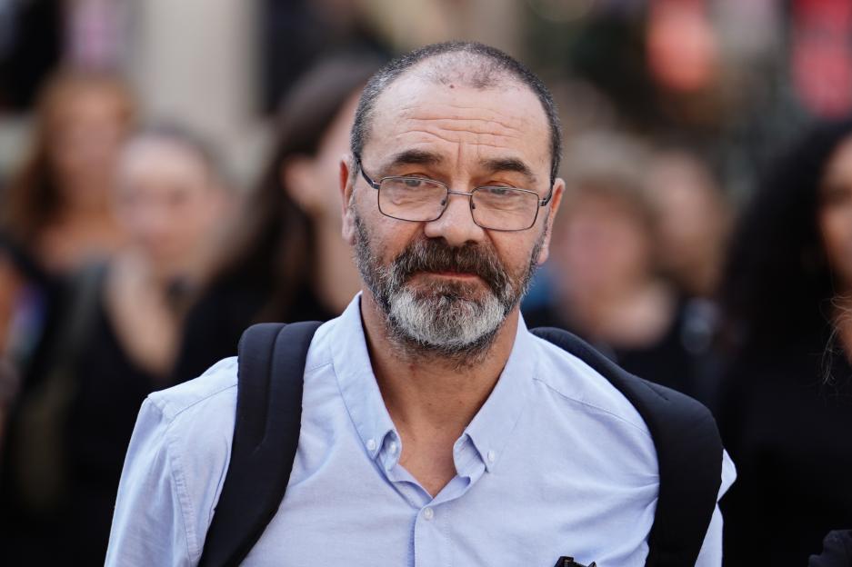 Andrew Malkinson arriving at the Royal Courts of Justice.