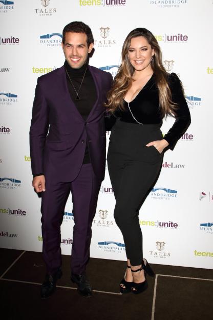 Jeremy Parisi and Kelly Brook attend the Teens Unite: Tales...