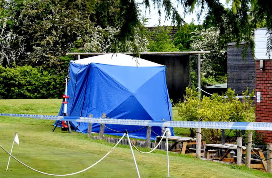 Man in his 60s fighting for life after being stabbed by stranger near golf course