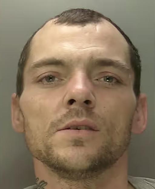 Mugshot of Anthony Russell, a convicted triple killer.