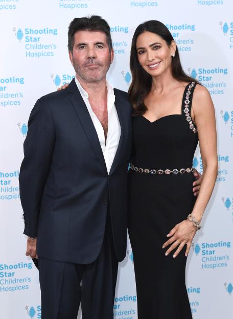 Simon Cowell and Lauren Silverman at the Shooting Star Ball.