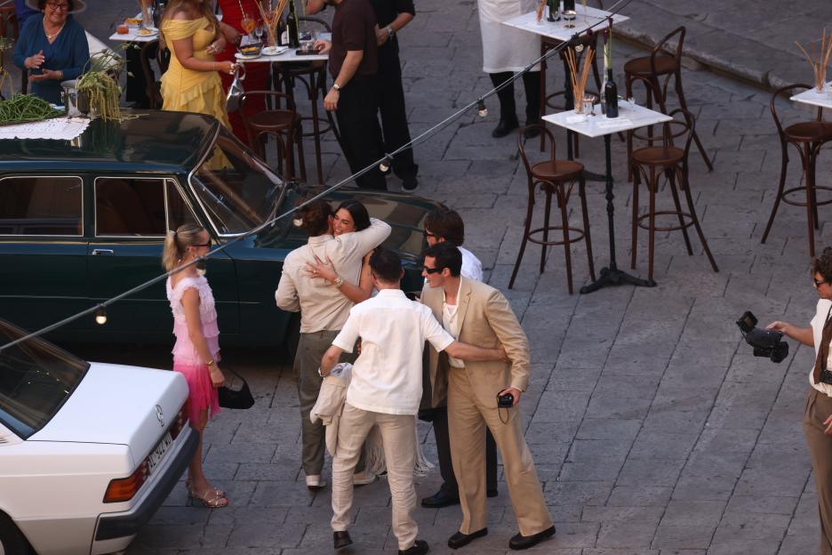 Dua Lipa and Callum Turner are celebrating their wedding in Palazzo Valguarnera Gangi this evening