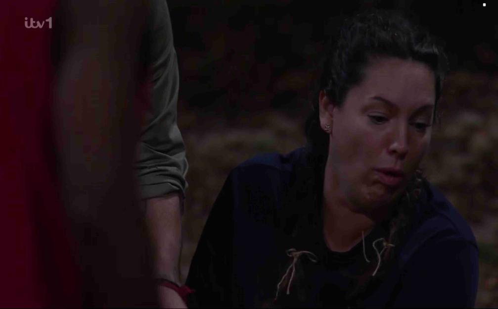 Kelly Brook gagging while eating eel on I'm A Celebrity...Get Me Out Of Here!