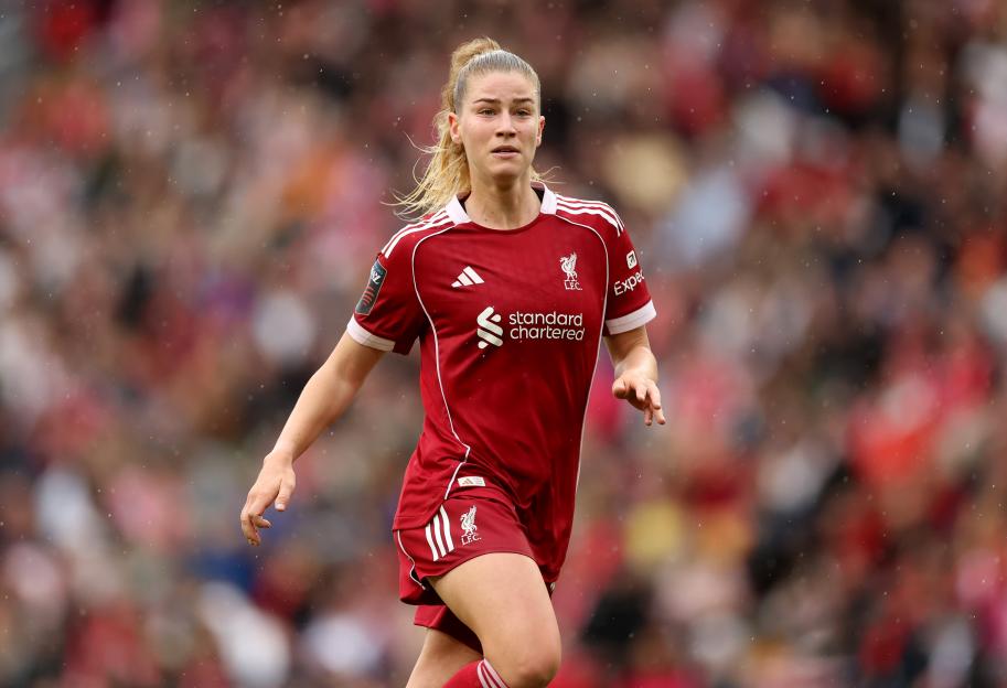 Marie Hobinger of Liverpool during the Barclays Women's Super League match.