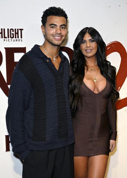 Harrison Solomon and Belle Hassan attending the "Ready Or Not 2: Here I Come" UK Special Screening.