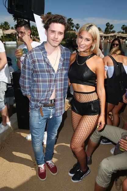 Brooklyn Beckham and Lexy Panterra attend a Kaleidoscope event.