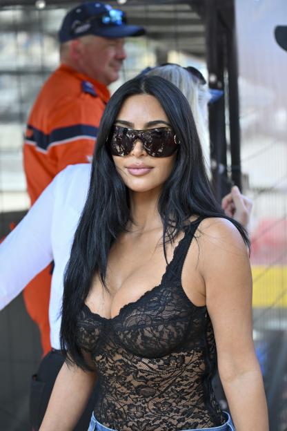 Kim And Khloe Kardashian Draw Photographer Frenzy In Monaco Grand Prix Paddock - 06 Jun 2026