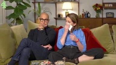 Gogglebox cast in tears on charity special as Stanley Tucci’s wife sobs over his cancer battle & PM Andy Burnham cries