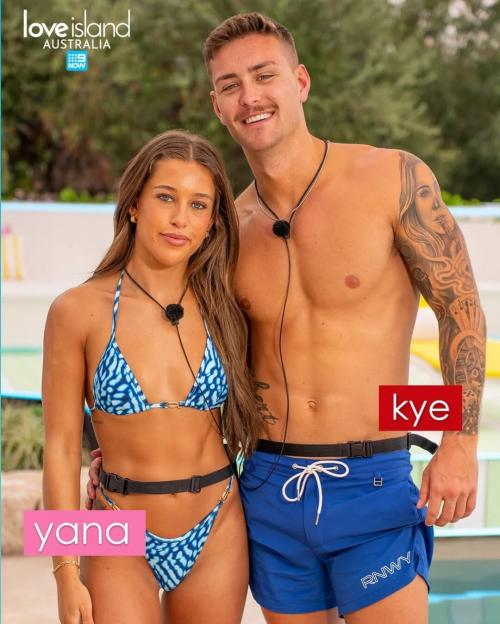 Yana Marks and Kye Lambert from Love Island Australia.