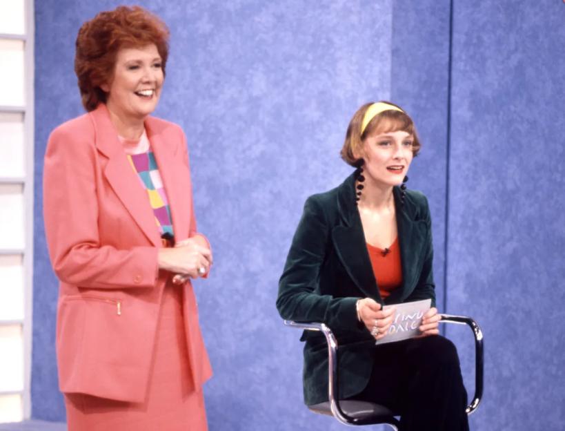 Marie-France van Heel on the game show Blind Date.