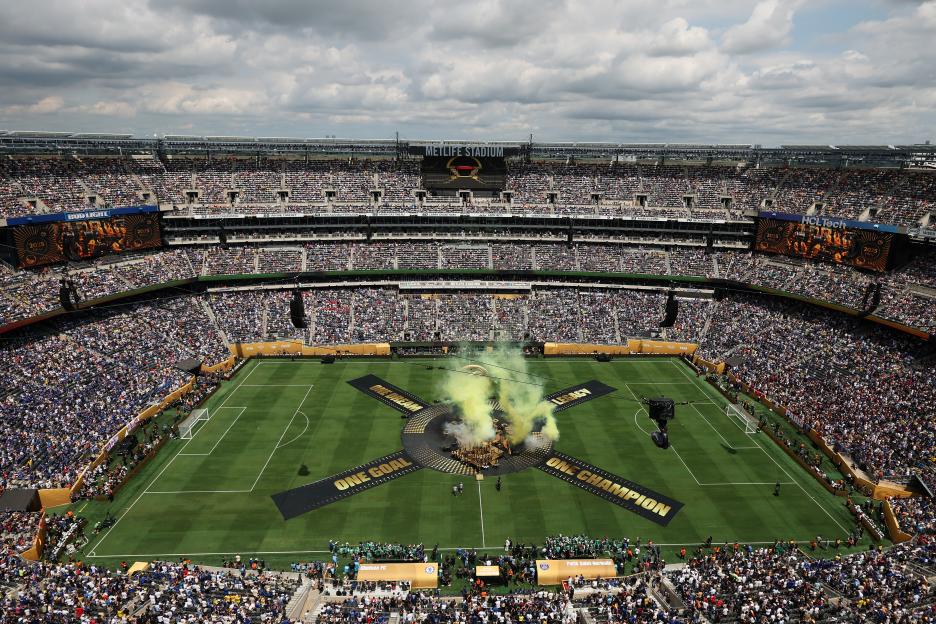 General view inside MetLife Stadium prior to the FIFA Club World Cup 2025 Final match between Chelsea FC and Paris Saint-Germain.