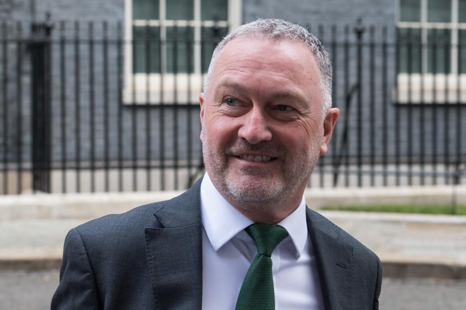 Secretary of State for Housing, Communities and Local Government Steve Reed leaving 10 Downing Street.