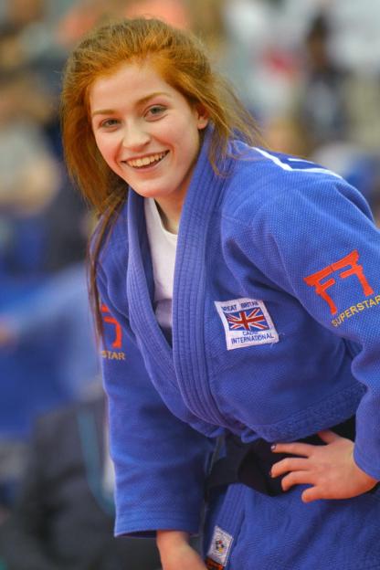Lubjana Piovesana of Austria at the World Judo Championships.