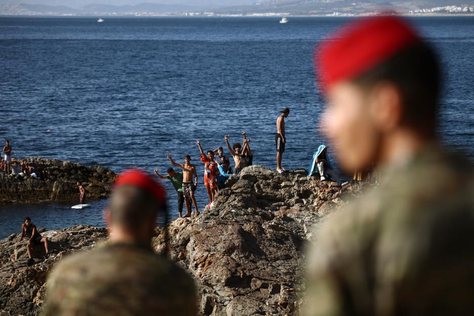 TOPSHOT-SPAIN-MOROCCO-MIGRATION-CEUTA