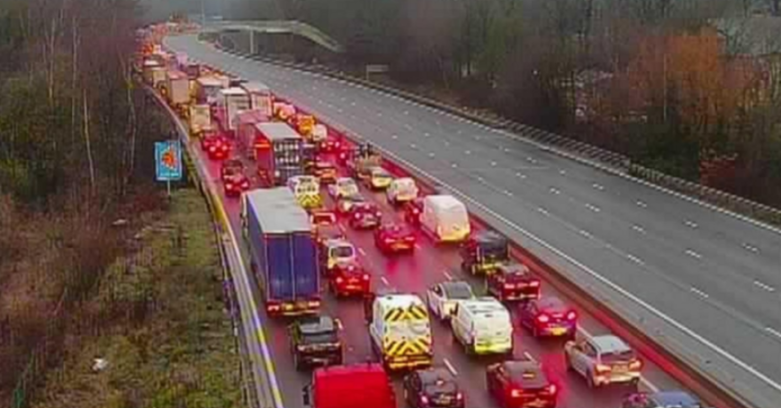 M6 Closed in Both Directions Due to Police Incident - Drivers Advised to Expect Long Delays!