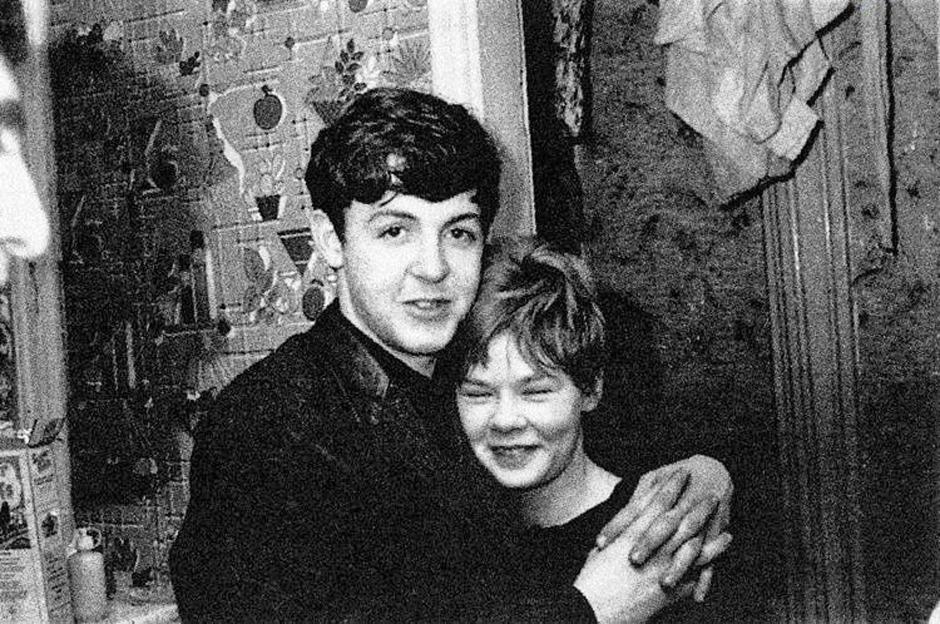 Paul McCartney with Dorothy "Dot" Rhone.